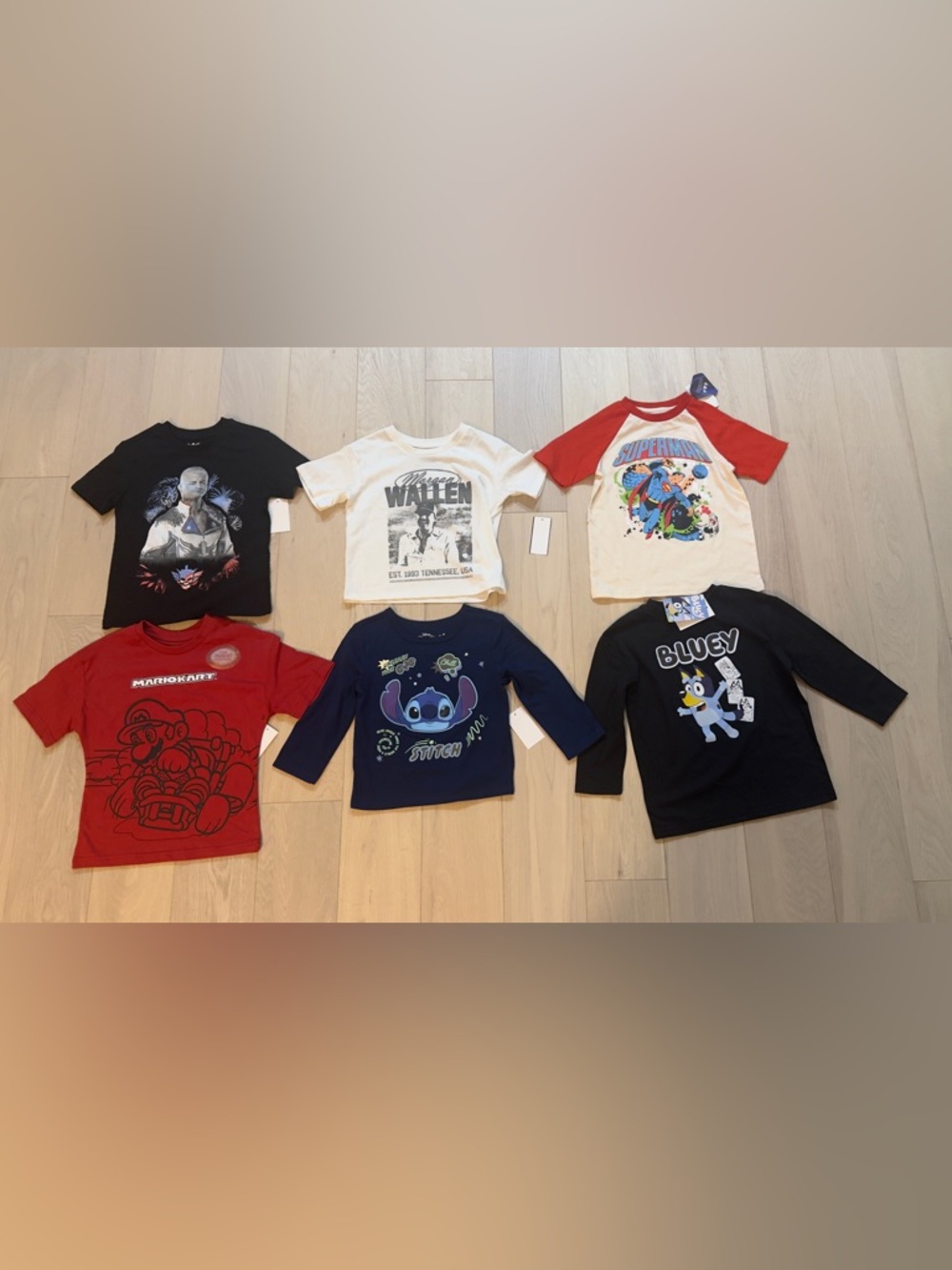Boy’s Tee lot of 6, size 4, 4/5T - NWT
